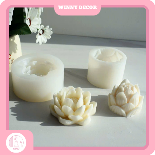 Nến thơm Flower Winny ngọt ngào - trang trí, decor phòng siêu xinh